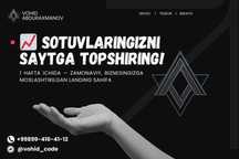 Sayt tayyorlaymiz | Framer landing | CRM va Telegram integratsiya