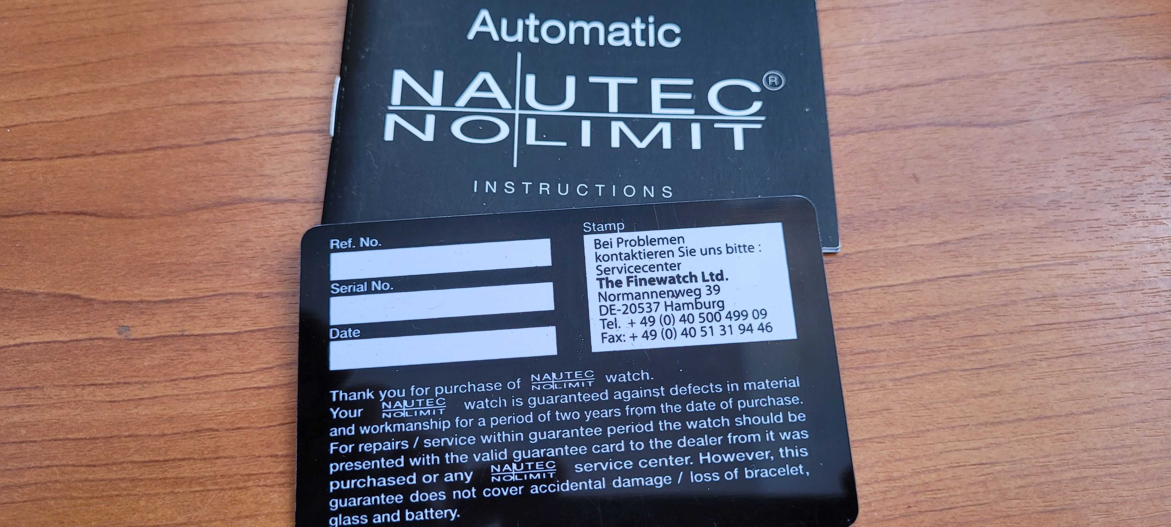 Ceas Automatic Nautec No Limit Deep Sea GMT 30 ATM