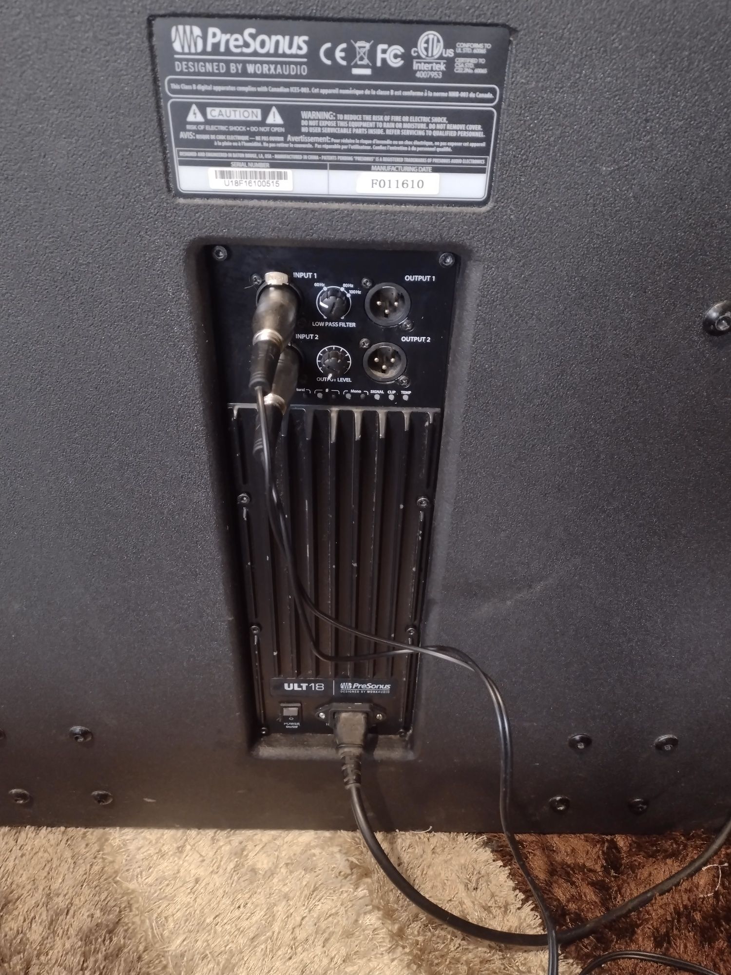 Subwoofer activ Presonus .boxe Celestion