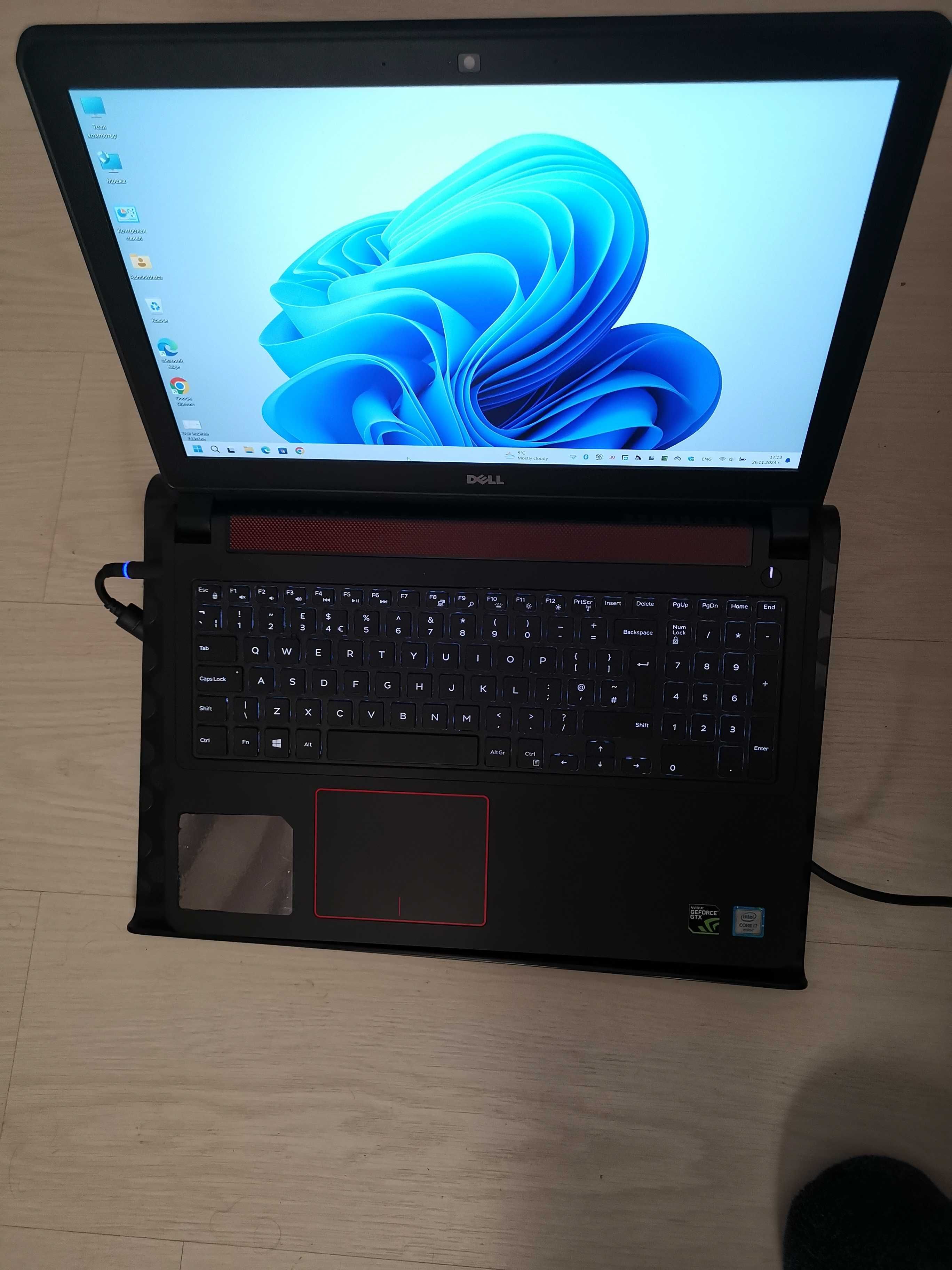 Геймърски лаптоп Dell Inspiron 7559 i7-6700HQ nVidia G-force 960M 4GB