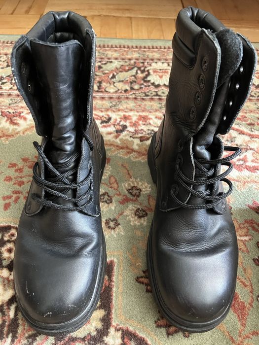 Ghete de piele naturala imblanite Politia Romana