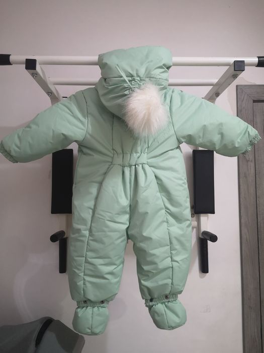 Зимний комбинезон-конверт "трансформер" р-р 80