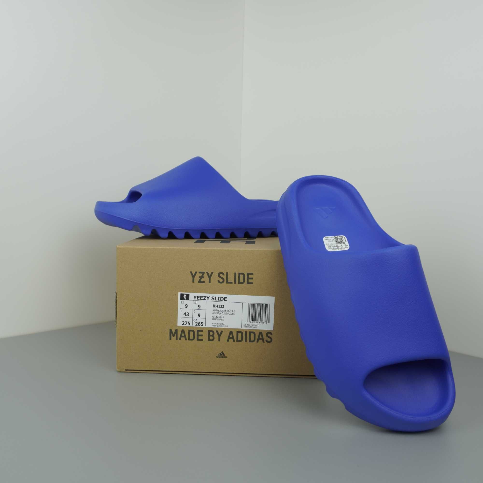 Yeezy Slides ( slate marine, azure, salt)