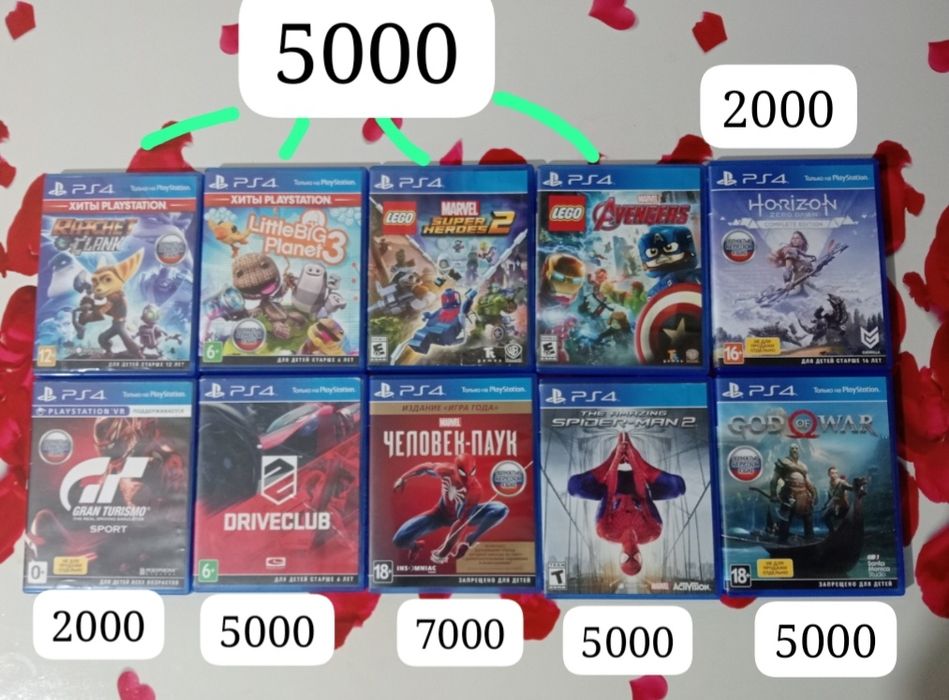 Игры диски для Playstation 4-5