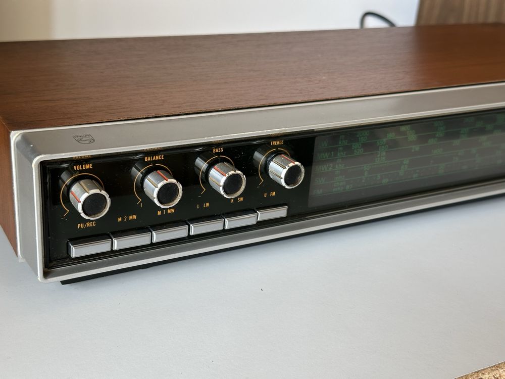 Rar Philips Radio Si Boxe Onkyo Tuner FM AM 701 Vintage Retro Audio