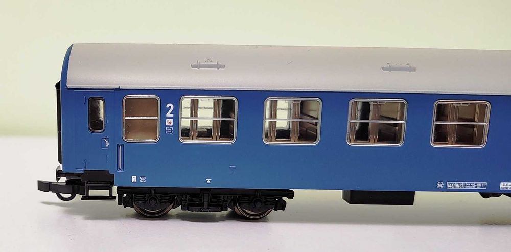 macheta vagon compartimentat CFR din setul Sachsenmodelle 14009 H0