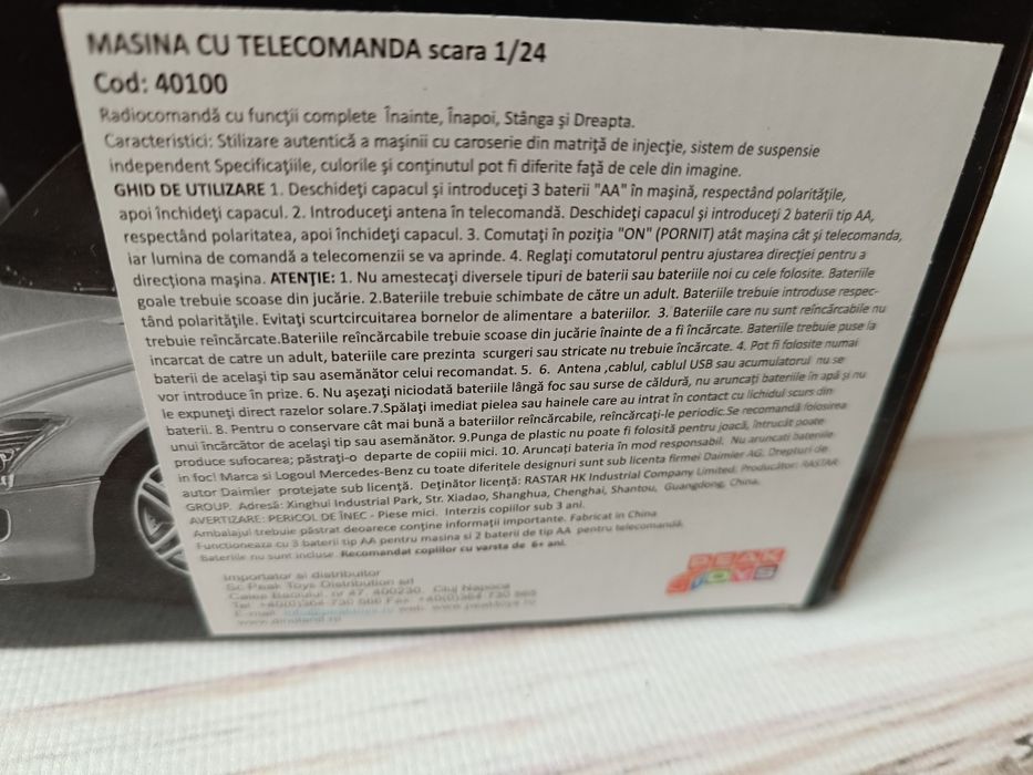 Masina cu telecomanda Mercedes Benz SLS AMG