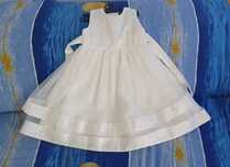 Rochie alba 3 ani pt  petrecere, nunta, botez, zi de nastere