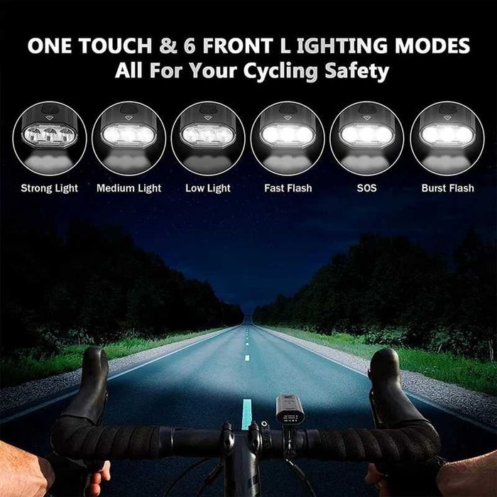 Lanterna Frontala/Far Lanterna de Bicicleta de Mare Putere Led 2×CREE
