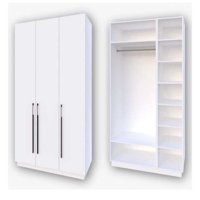 Распашной шкаф 120х240х52