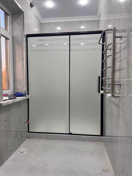 Душ перегородки LOFT душ каленный стекло ванный Зеркало Айна аина пано