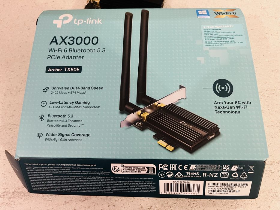 Placa de retea TP-link archer TX50E