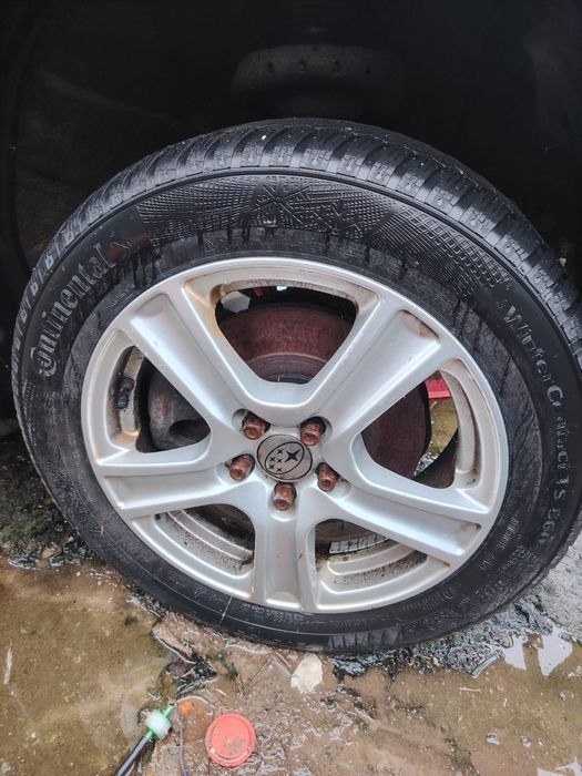 Jante cu anvelope iarna Subaru