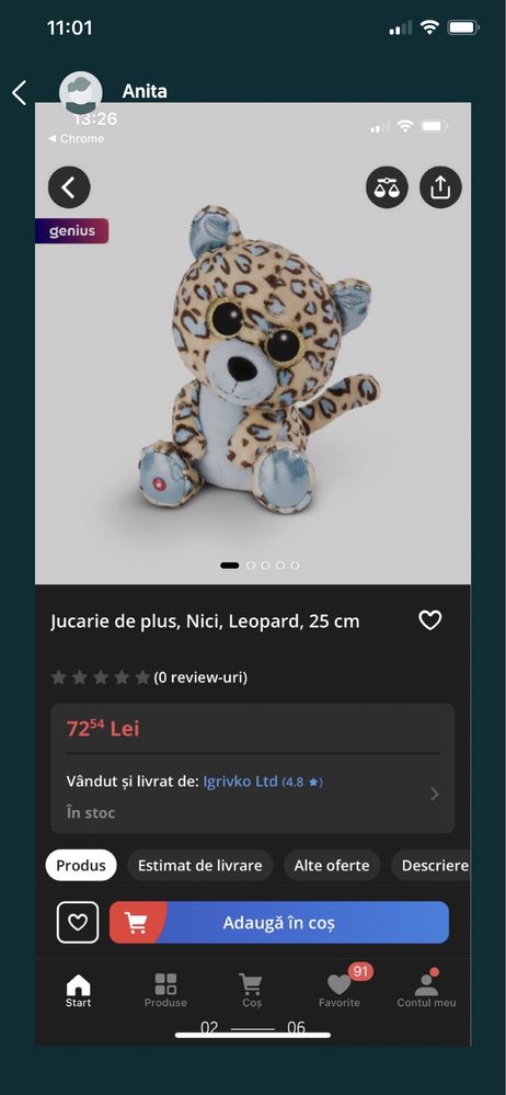 Colectie de gheparzi/leopard Nicci
