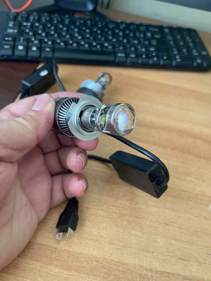 H7 led 6000к -крушки с лупи