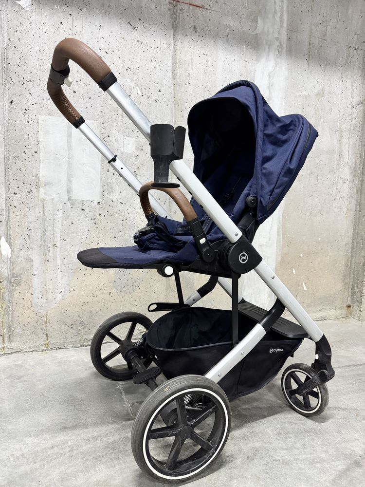 Carucior Cybex Sport Balios S Lux Silver - Navy