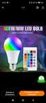 RGB LED крушка с промяна на цветовете в 16 нива