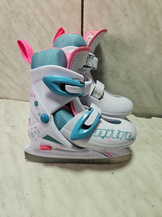 Patine 2021 gheata patinaj reglabile Nitro marime eu  31-32-33