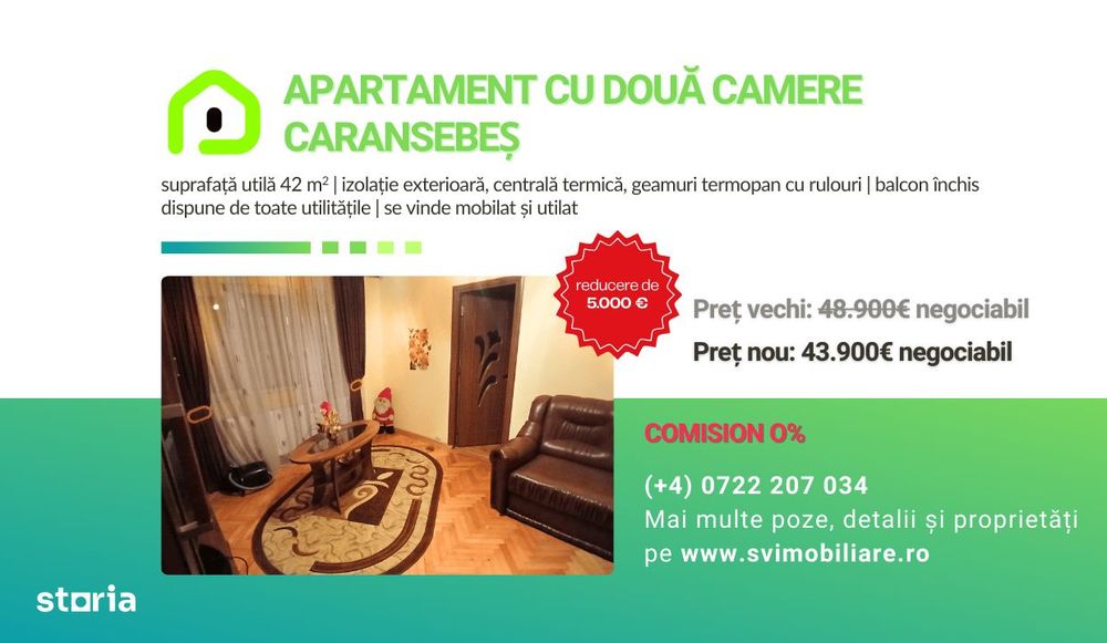 Comison 0 - Apartament cu 2 camere Aleea Narciselor