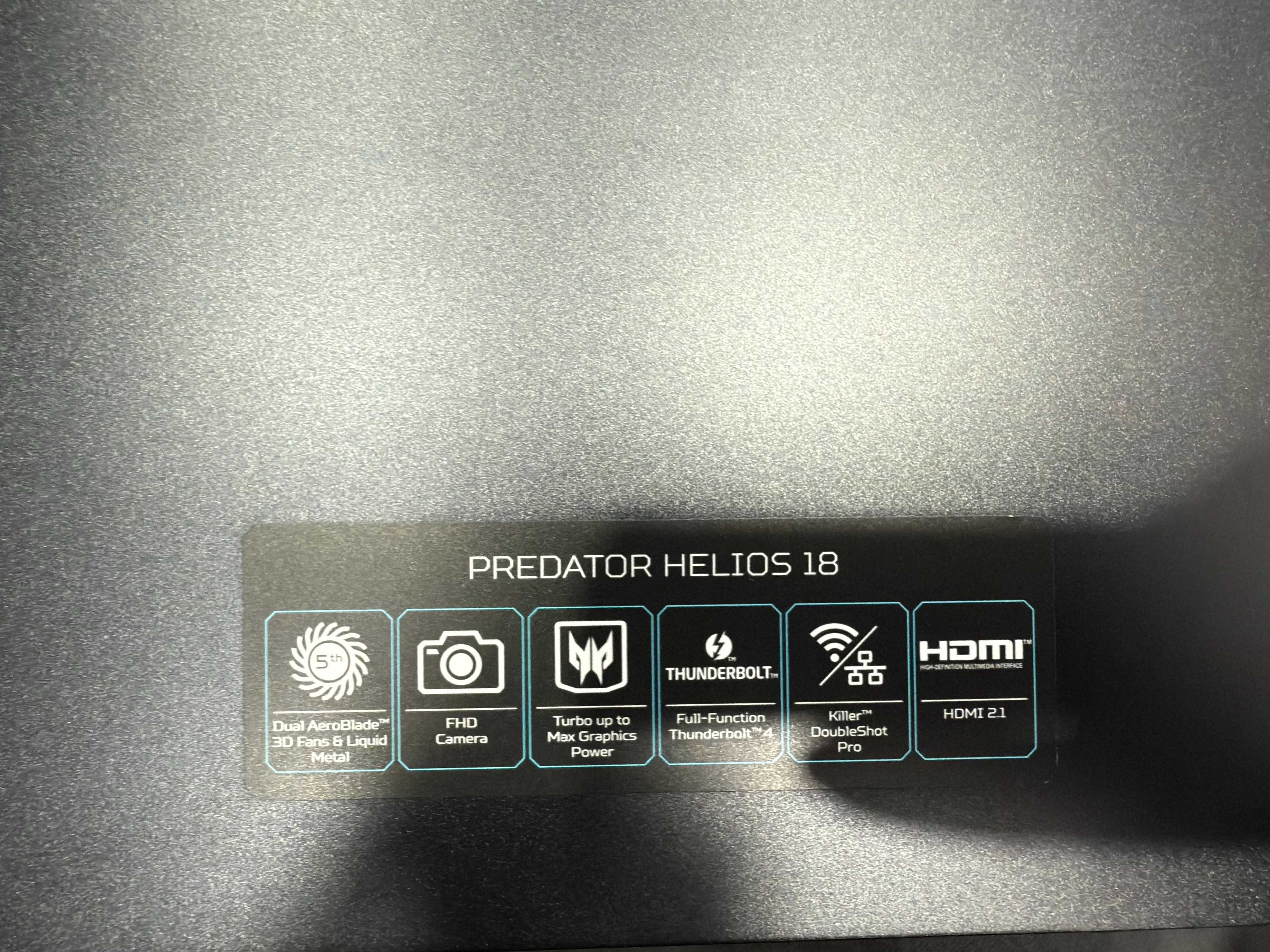 Laptop Predator Helios 18