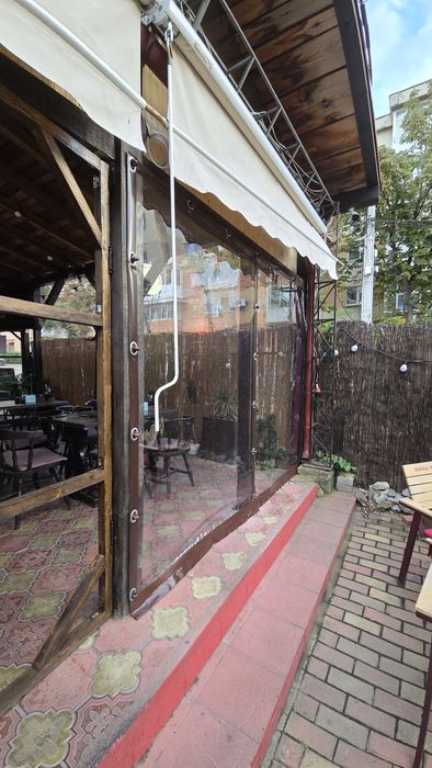 Închideri terase/foișoare cu folie transparentă