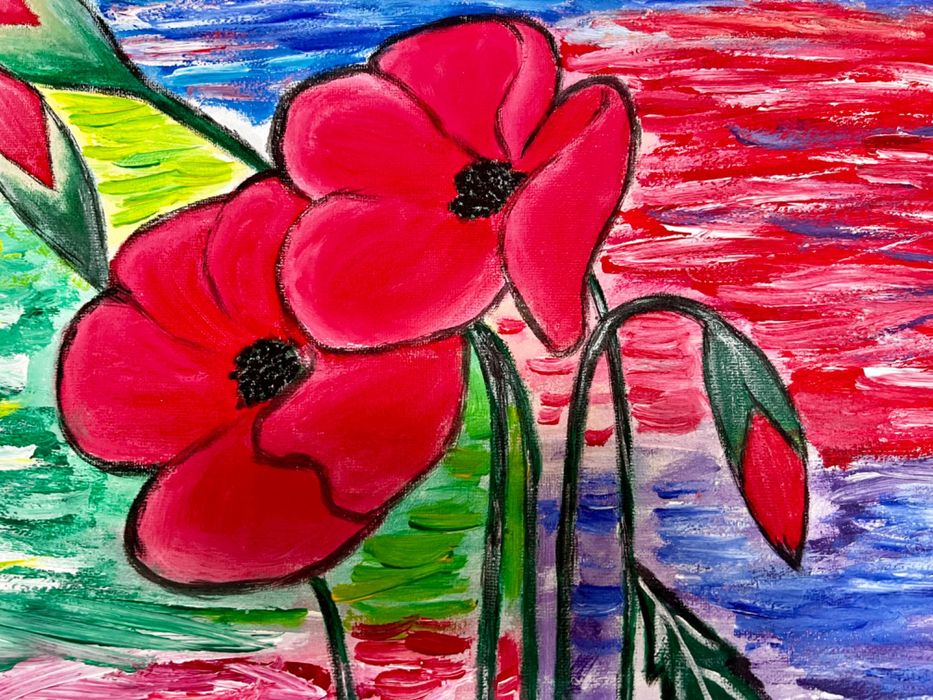 Vand tablou acrilic pe panza 40/50