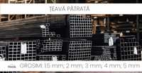 Țeavă pătrată-15x15-150x150 mm - pret de distribuitor in Brăila