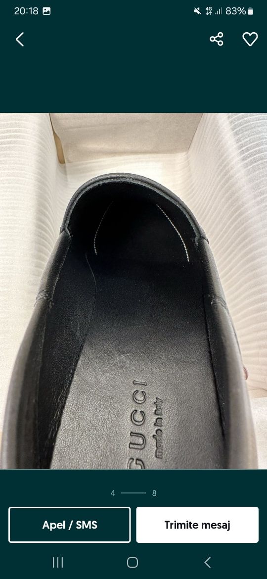 Pantofi gucci bărbați