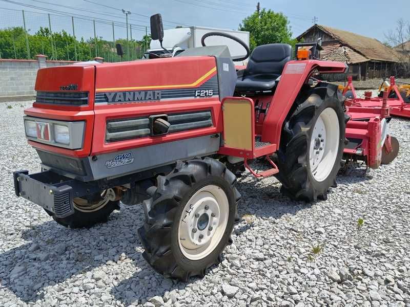 Японски трактор YANMAR F215 21 к.с. 4WD с фреза - ДЖЕЙ ТРЕЙДИНГ