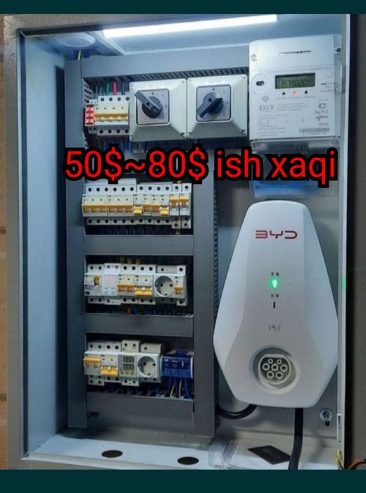 Установка Зарядка для электромобиля