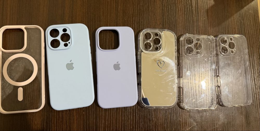 Набор из 6 чехлов для iPhone 16 Pro