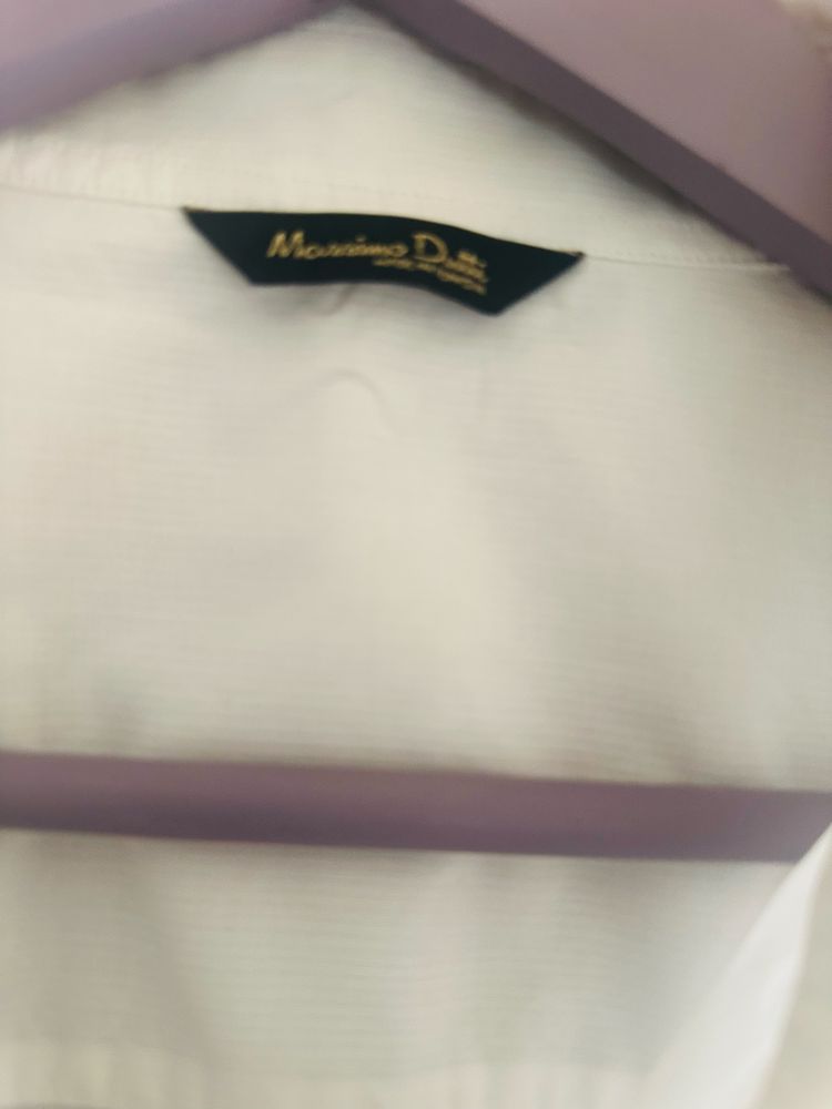 Camasa office Massimo Dutti ,matrial fin