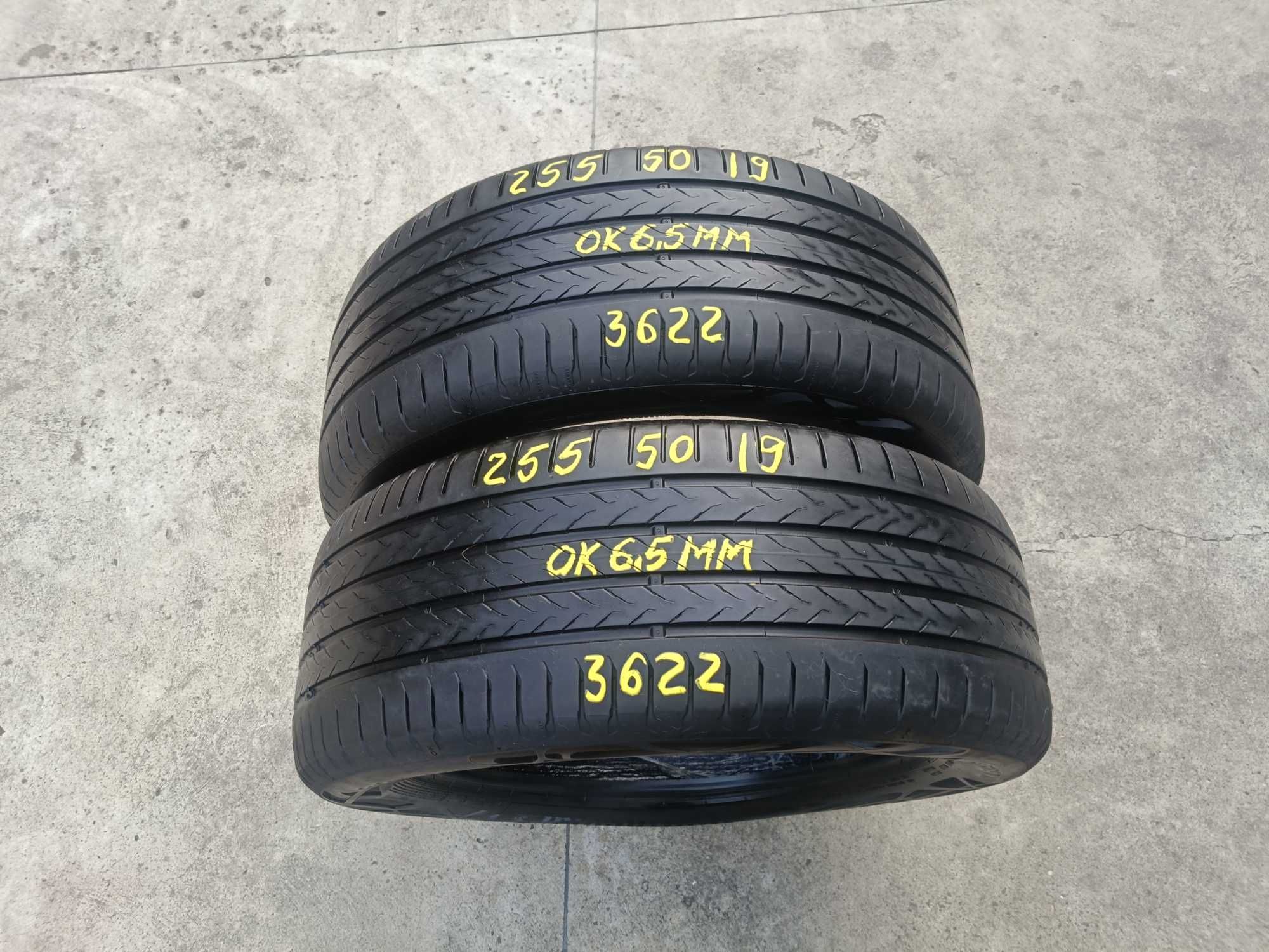Doua anvelope vara 255 50 19 Continental EcoContact 6Q cu 6,5 mm 3622