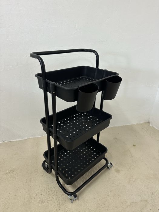 Количка за съхранени на 3 нива с колелца SONGMICS