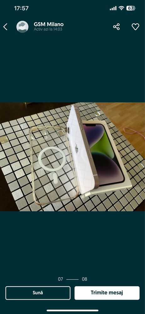 Iphone 14 plus- purple - 128 gb