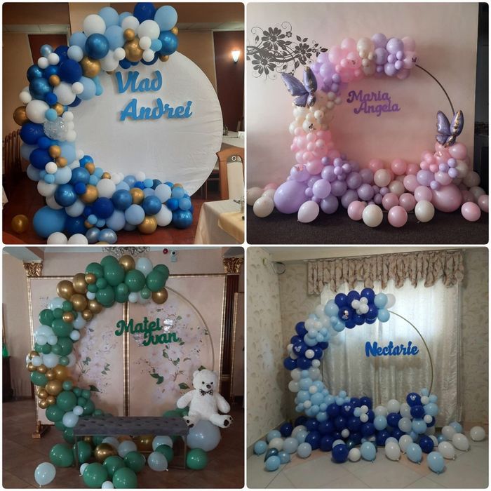 Arcada cu baloane decoratiuni
