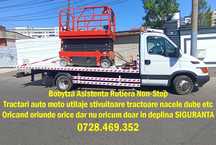 Platforma hidraulica tractari auto dube utilaje stivuitoare nacele