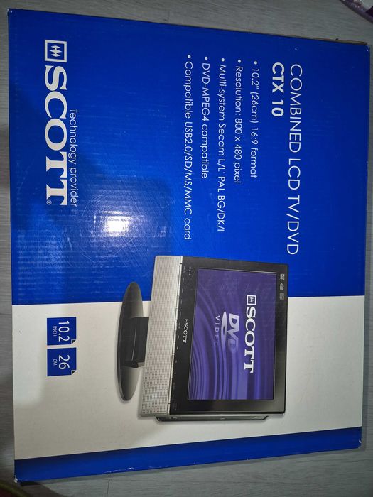 Combined Lcd/tv/dvd ctx 10,nou in cutie.