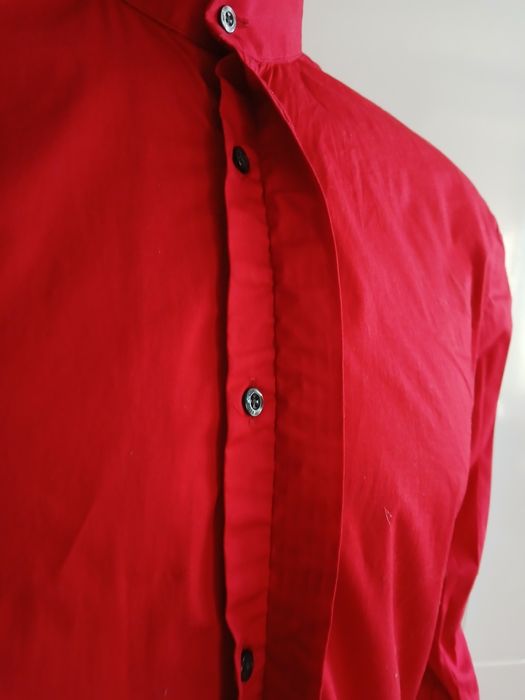 Червена риза Hugo Boss L