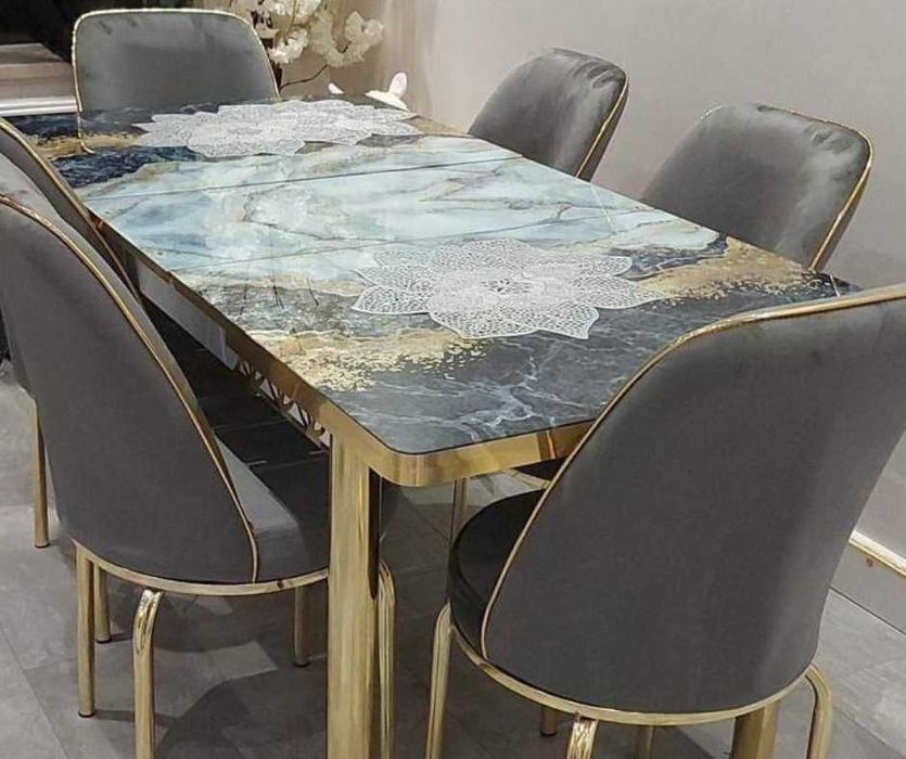 Set Masa extensibila + 6 scaune