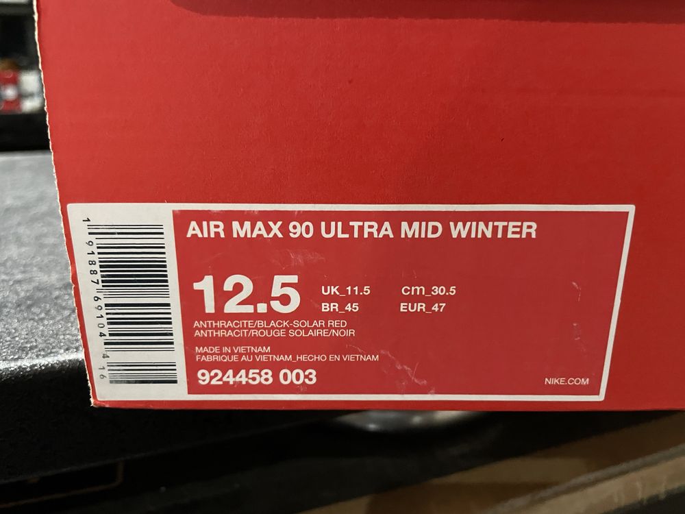 Оригинални! Nike Air Max 90 Ultra Mid Winter - 47 ShoeMag