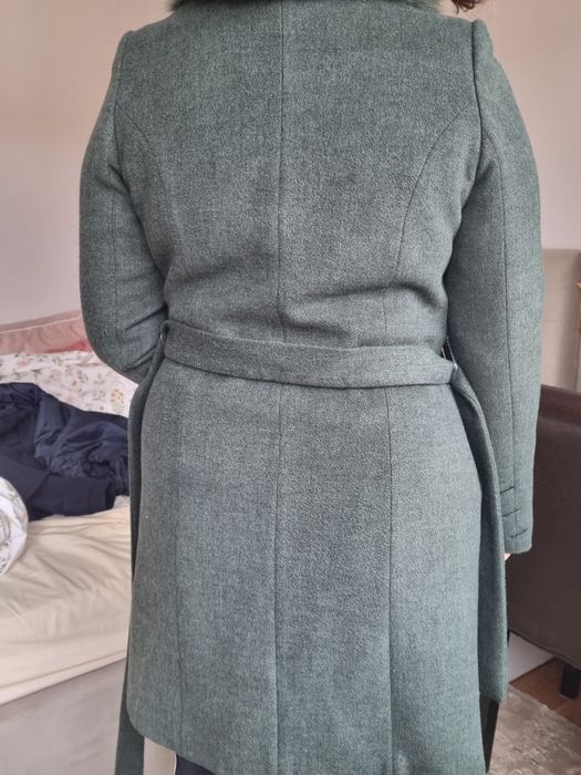Palton casmir verde
