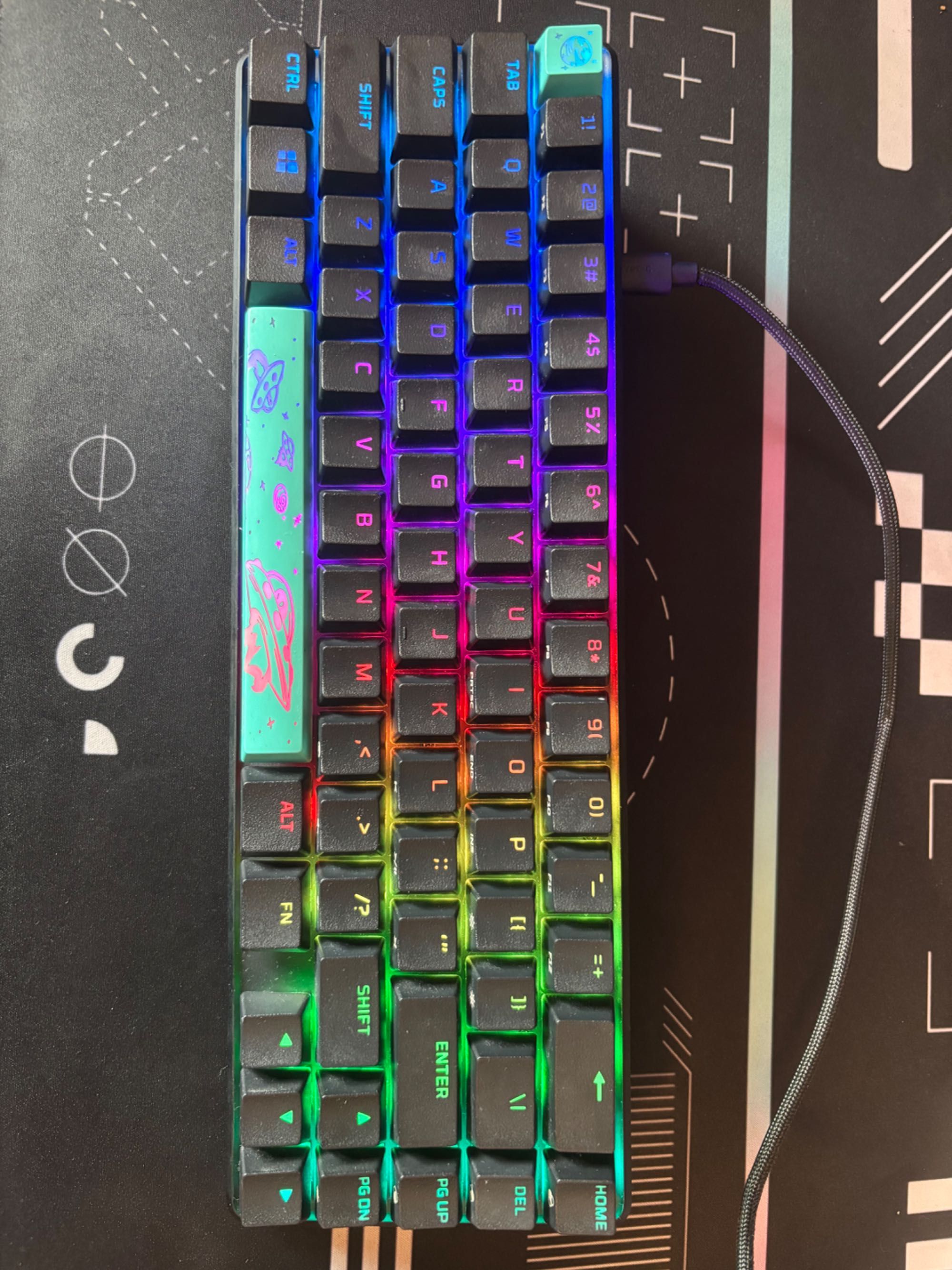 Геймърска клавиатура HyperX alloy origins 65