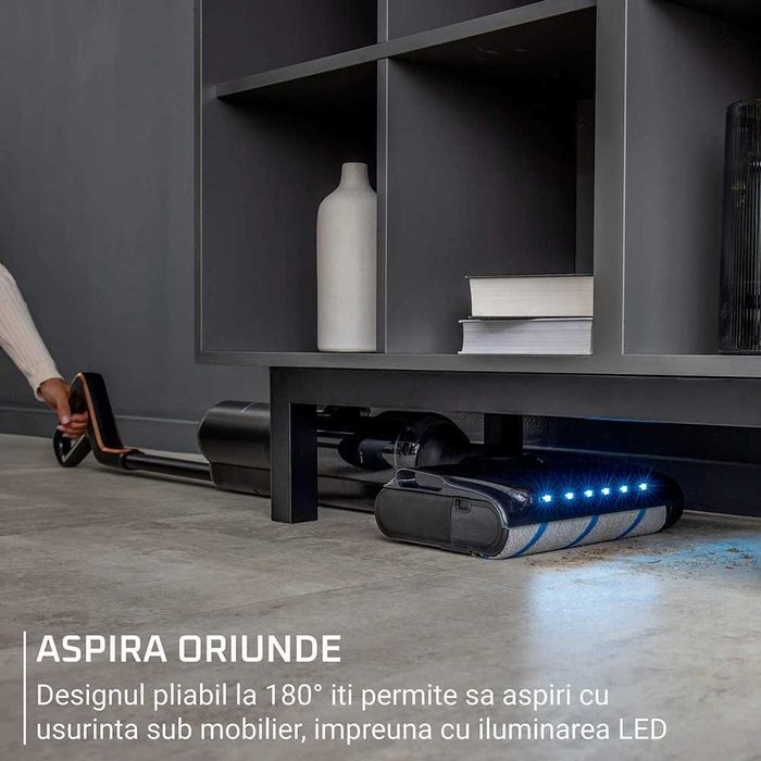 Aspirator vertical fara fir cu spalare Rowenta X-Clean 7