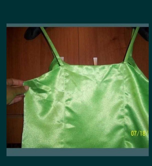 Costum nou verde fosforescent măr M