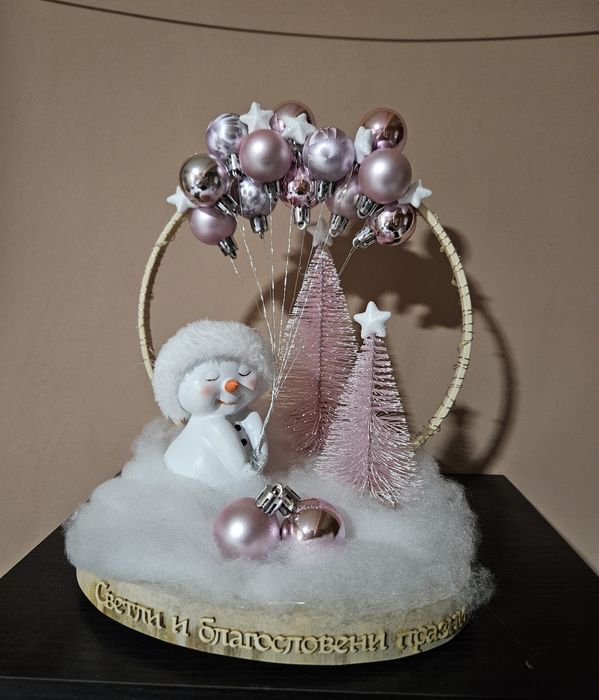 Коледна декорация ръчно изработен