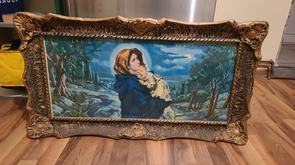 tablou / icoană “Maica Domnului și pruncul”