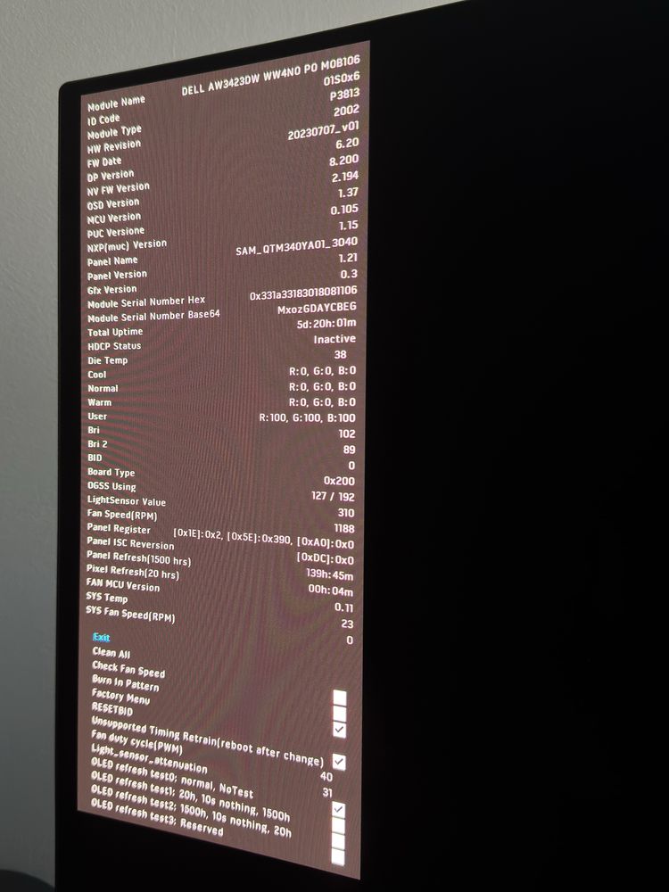 Monitor Alienware AW3423DW