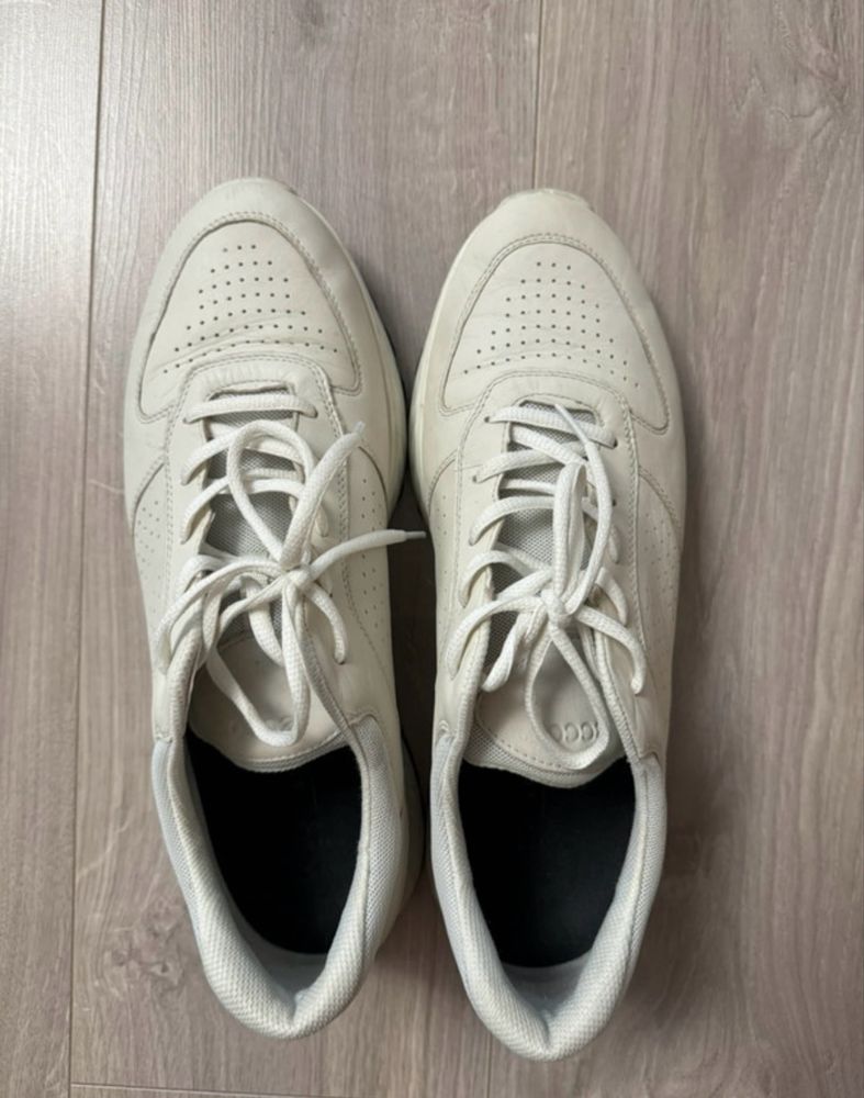 Ecco pantofi aport albi 100% originali