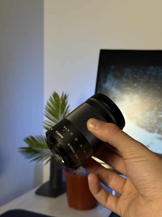 Canon m 50 mark 2 с объективом 18-150 mm